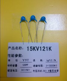 خازن دیسک سرامیکی واریستورهای 15KV 121K DC 120pF برای برد مدار چاپی
