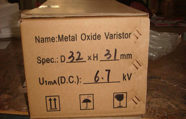 6.7KV بلوک ویستور اکسید فلزی MOV برای خرابی های بادی، ZNR Varistor
