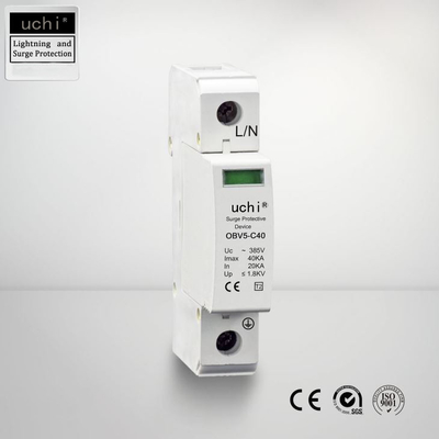 دستگاه محافظ ولتاژ پایین نوع 2 4P Uc 385V قطب برای منبع تغذیه