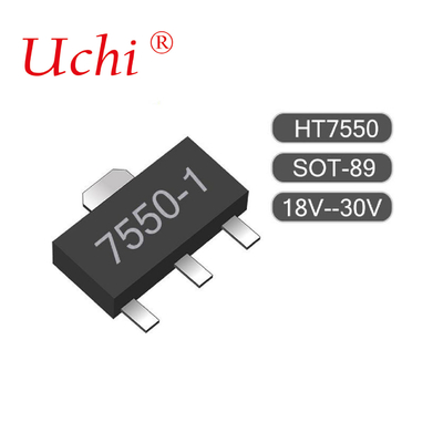 SOT89-3 HT7550-1 100mA کم قدرت LDO 24V در تجهیزات باتری