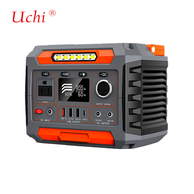 300W 288Wh ایستگاه برق در فضای باز قابل حمل برای چند حالت شارژ