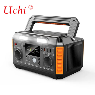 600W ذخیره اضطراری ایستگاه برق قابل حمل در فضای باز 520Wh