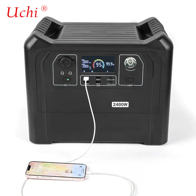 2400W 4800W ایستگاه برق در فضای باز قابل حمل 2560WH