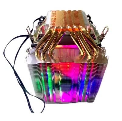 CPU دو برج کولر فن آلومینیوم Heatsink PC مادربرد کولر CPU