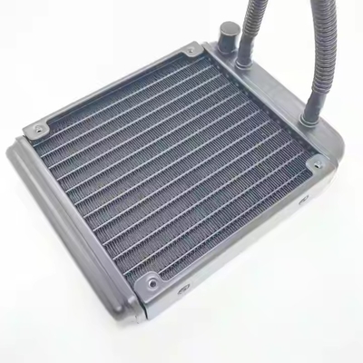 خنک کننده پمپ آب CPU آلومینیوم بخاری خنک کننده آب فن فن خنک کننده مایع