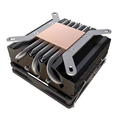 رادیاتور لوله گرمایی I3 I5 I7 I9 Lga775 1150 1151 1155 1156 1700 1366 2011 AMD AM4 AM5 Universal Horizontal CPU Cooler فن سیاه