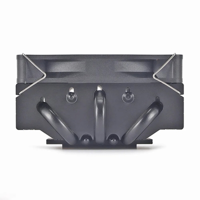 رادیاتور لوله گرمایی I3 I5 I7 I9 Lga775 1150 1151 1155 1156 1700 1366 2011 AMD AM4 AM5 Universal Horizontal CPU Cooler فن سیاه