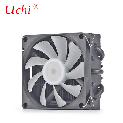 رادیاتور لوله گرمایی I3 I5 I7 I9 Lga775 1150 1151 1155 1156 1700 1366 2011 AMD AM4 AM5 Universal Horizontal CPU Cooler فن سیاه