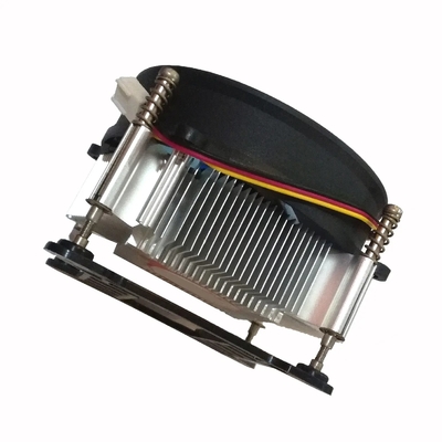 رادیاتور مرکزی مس 12 ولت TDP 75W برای پردازنده کامپیوتر خنک کننده 4 پین سوکت PWM 1700 1200 1150 1151 1155 1156 Cpu کولر هوا