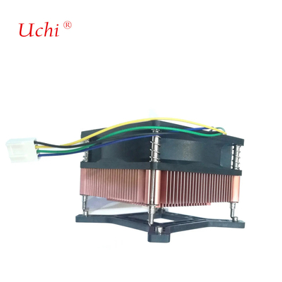 مخزن گرمای مس پوسته شده خلاء گرمایی ترشح چربی TDP 60W Cpu خنک کننده فن خاموش Pwm 3 پین 4 پین I3 I5 Intel Lga775 1150 1151