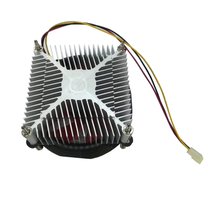 پردازنده خنک کننده PC پردازنده اینتل سوکت Lga775 115 آلومینیوم فن سینک حرارتی 3-Pin 4-Pin Pwm