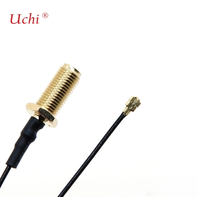 تقویت کننده آنتن وای فای با 15cm 6inch 1.13mm RP-SMA زنانه تا UFL کابل مواصلات کواکسیال