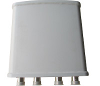 آنتن دو قطب دار در فضای باز 4 پورت آنتن 698-960/1710-2700/3300-4000MHz ایستگاه پایه آنتن GSM 2G 2G 4G 5G تجهیزات RF
