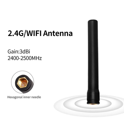 اتصال مستقیم شش گوشه ای SMA مرد 433mhz گیرنده 433 Mhz آنتن لاستیکی خارجی لورا
