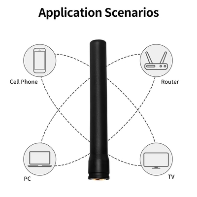 اتصال مستقیم شش گوشه ای SMA مرد 433mhz گیرنده 433 Mhz آنتن لاستیکی خارجی لورا