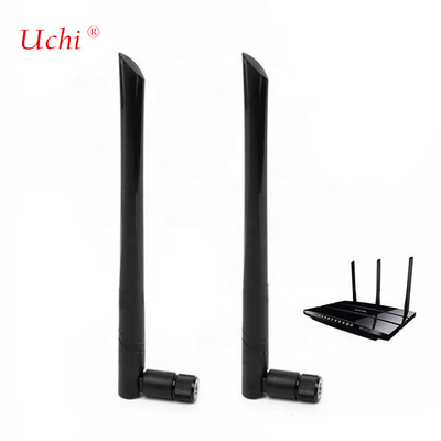 روتر خارجي با بهره وری بالا بدون سیم انعطاف پذیر 2.4G 5.8G برد بلند لاستیک وای فای دو باند 2.4g روتر آنتن
