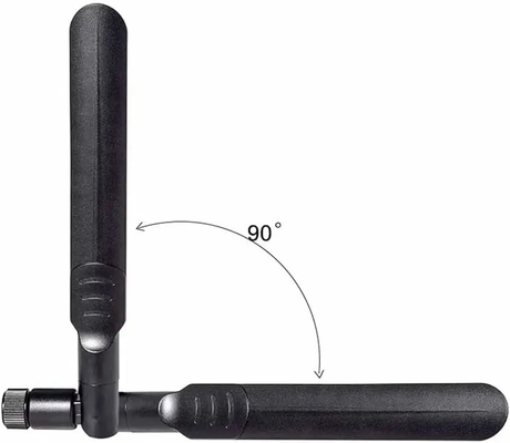 2.4G 5.8G 5dBi آنتن وای فای برای اندروید با اتصال RP-SMA مرد آنتن دو باند