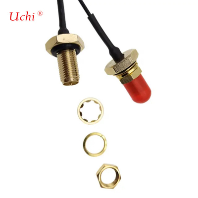 SMA به Ufl دم خوک SMA زنانه به Ufl کابل تمدید زنانه 5cm Ra SMA زنانه به Ufl کابل
