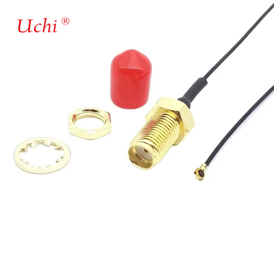SMA به Ufl دم خوک SMA زنانه به Ufl کابل تمدید زنانه 5cm Ra SMA زنانه به Ufl کابل