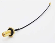 U.FL به PR SMA آنتن زنانه وای فای Pigtail 1.13 کابل RF Ufl 1.13mm
