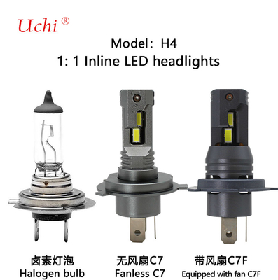 چراغ های جلو خودرو LED 3200LM برای روشنایی بالا و تمرکز قوی