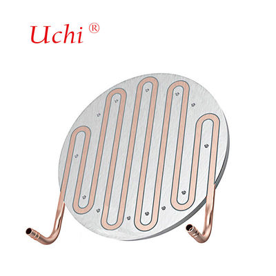 Cold Plate Liquid Cooling Circular Water-Cooled Radiator Aluminum Liquid Cooling Plate Refrigeration Chiller