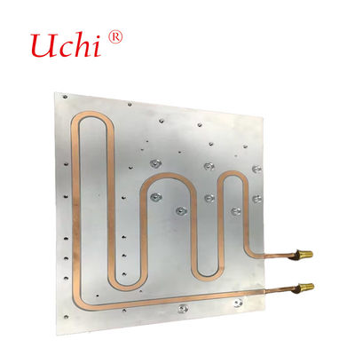 صفحه خنک کننده مایع سفارشی مسی-آلومینیومی، صفحه خنک کننده آبی، سیستم خنک کننده