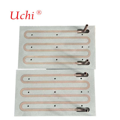 صفحه خنک کننده مایع سفارشی مسی-آلومینیومی، صفحه خنک کننده آبی، سیستم خنک کننده