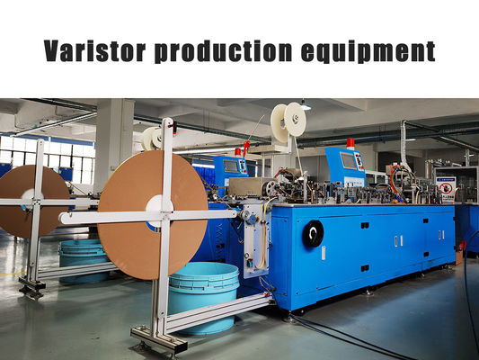 The Automatic Production Machine For Varistors Features An Automatic Three-in-one System For Wire Forming, Chip Insertion And Welding
