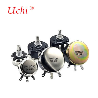 پتانسیومتر سیم‌پیچی تک‌دور WX111 مقاومت قابل تنظیم 1 وات پتانسیومتر چرخشی دقیق