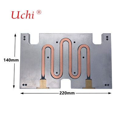 صفحه خنک کننده مایع IGBT سفارشی صفحه خنک کننده آلومینیومی صفحه سرد آب، صفحه خنک کننده مایع