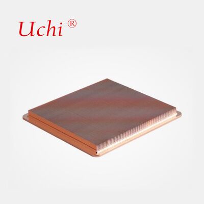 Square Mini-fin Liquid Cold Plate, Copper Cooler Plate Heat Sink