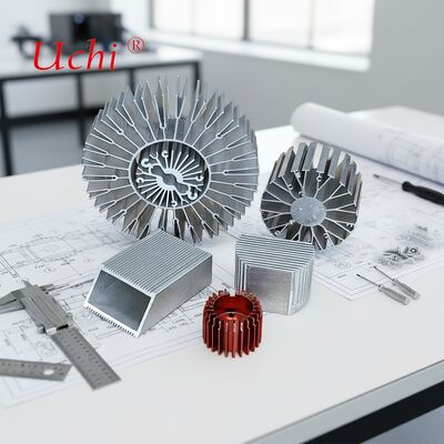 هیت سینک لوله ای 30 واتی  هیت سینک شیاردار آنادایز شده