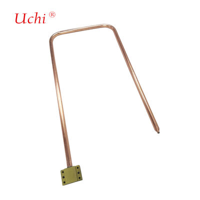 لوله گرمای منحنی زاویه راست سرد شده مایع مس