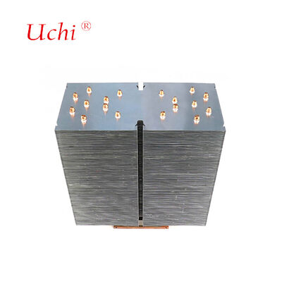 1500W LED حرارتی سینک - 5 Zipper Fin حرارتی لوله خنک کننده ماژول