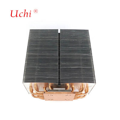 1500W LED حرارتی سینک - 5 Zipper Fin حرارتی لوله خنک کننده ماژول