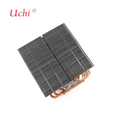 1500W LED حرارتی سینک - 5 Zipper Fin حرارتی لوله خنک کننده ماژول