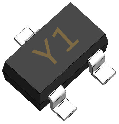 SOT-323 SS8050W NPN سیلیکون Epitaxial ترانزیستور مسطح برای جریان کلکتور بالا