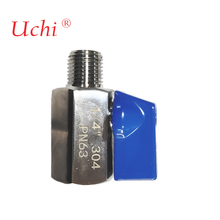 دریچه خنک کننده آب دریچه آب 304 فولاد ضد زنگ دریچه دوگانه بیرونی داخلی و خارجی سیم میکرو مینی بال
