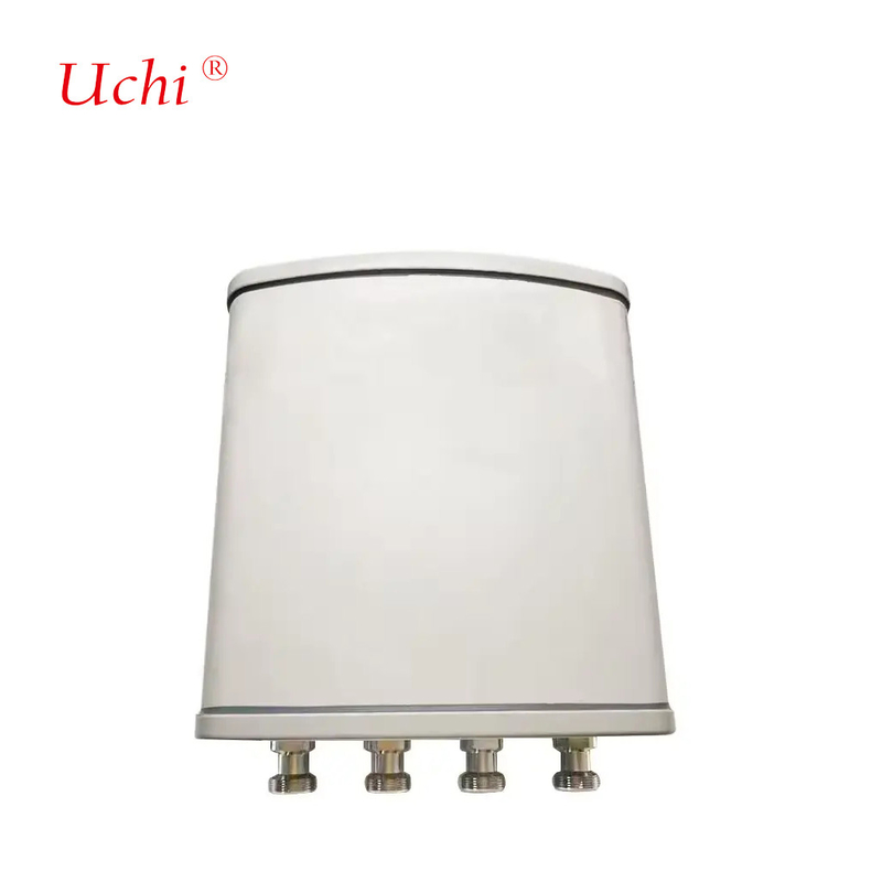 آنتن دو قطب دار در فضای باز 4 پورت آنتن 698-960/1710-2700/3300-4000MHz ایستگاه پایه آنتن GSM 2G 2G 4G 5G تجهیزات RF