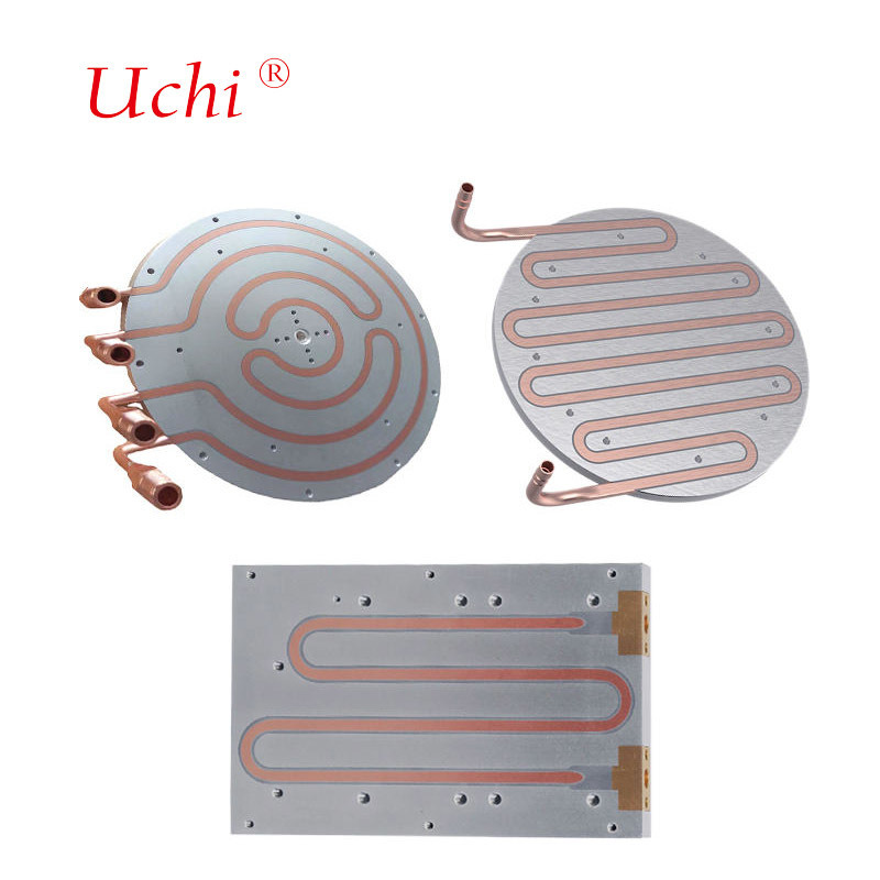 Cold Plate Liquid Cooling Circular Water-Cooled Radiator Aluminum Liquid Cooling Plate Refrigeration Chiller