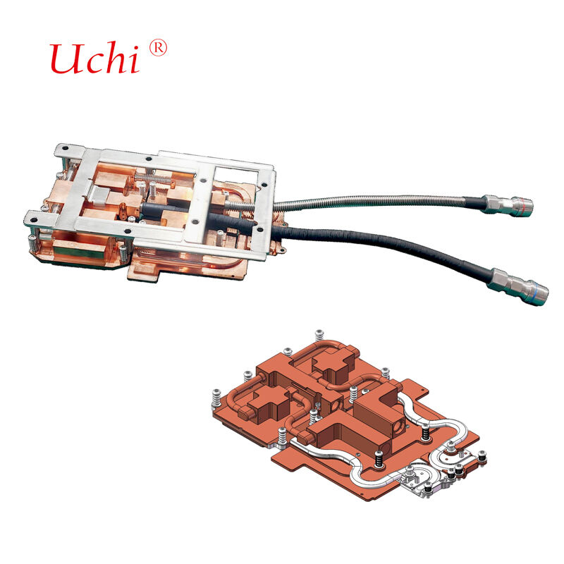 خنک کننده مایع صفحه سرد مسی لحیم کاری شده با سرور NVIDIA GB200/GB300