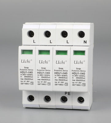 دستگاه حفاظت از نوسانات کف ساختمان در فضای باز SPD ولتاژ پایین 200 / 380VAC