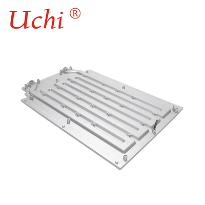 صفحه خنک کننده مایع لوله های جوشکاری اصطکاکی آلومینیوم 265x180x35mm