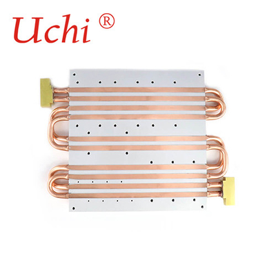 صفحه سرد آب خروجی دو لوله برای تجهیزات لیزر