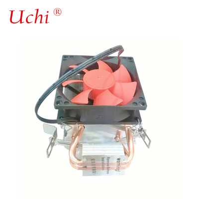 خنک کننده عمودی طرف CPU خنک کننده 92mm فن 2 لوله حرارتی مس برای کامپیوتر کامپیوتر سوکت جهانی AMD پردازنده اینتل IC