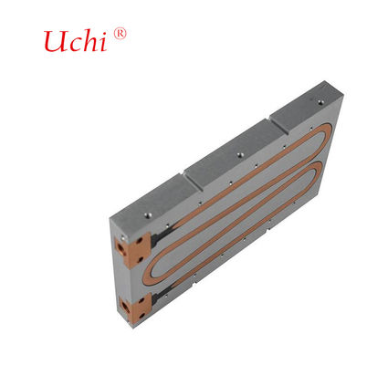 بلوک خنک‌کننده مایع سفارشی 30 میلی‌متری با خنک‌کننده آبی ساخته شده از آلیاژ آلومینیوم